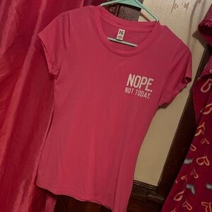 Hybrid Apparel Pink Short Sleeve Tee